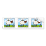spring sheep scrapbook sticker bumper stickers