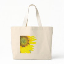 Spring sunflowers canvas bag