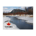 Spring Thaw in Banff Post Card