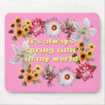 Spring time mouse pad