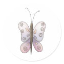 Spring Time · Purple Butterfly stickers