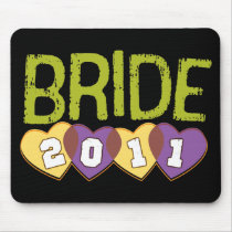 Spring Vintage Hearts 2011 Bride mousepads