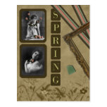 Spring Vintage Postcard
