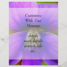Spring Violet - Purple Power! Full Color Flyer
