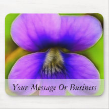 Spring Violet - Purple Power! Mousepads