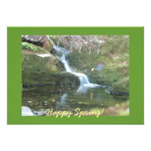 Spring Waterfall Announcement