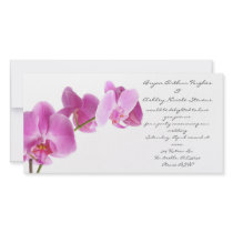 spring wedding photo greeting card