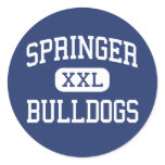 Springer Bulldogs Middle Wilmington Delaware Stickers