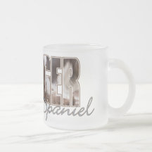 Springer Spaniel Eyes Frosted mug