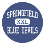 Springfield - Blue Devils - High - Holland Ohio stickers