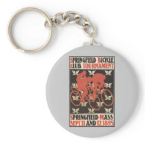 Springfield Mass. 1895 Bicycle Tournament Keychains