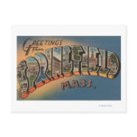 Springfield, Massachusetts - Large Letter 2 Post Card