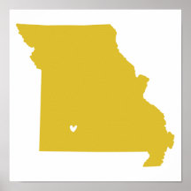 Springfield, Missouri Love Poster