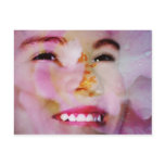 Spring's face post cards