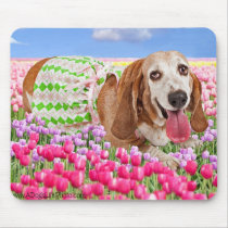 Springtime Basset Mousepad