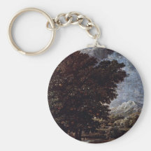 Springtime Detail " By Poussin Nicolas Keychain