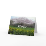 Springtime hello card