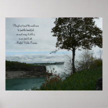 Springtime in Niagara Falls-Canada/with Quote Posters