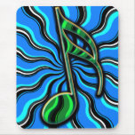 Springtime Semiquaver -  16th Note Music Symbol Mousepad