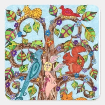 Springtime Tree of Life Sticker