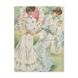 Springtime Victorian Ladies Postcards