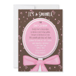 Sprinkle Baby Invitation -- Girl Shower