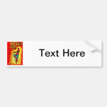 Sprocket Man - Cycling Bicycle Superhero Bumper Sticker
