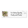Spunky, Funky and Punky Bumper Sticker
