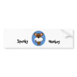 Spunky Monkey Bumper Sticker bumper stickers