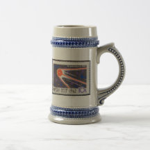 Sputnik 1 5th Anniversary 1962 Coffee Mugs