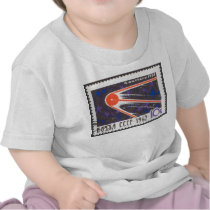 Sputnik 1 5th Anniversary 1962 T Shirts