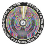 Spy on the Patriot Act Sticker