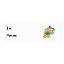 Spying Detective Bear Business Card