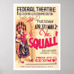 Squall Romantic Spain 1937 WPA posters