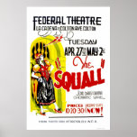 Squall Spanish Woman 1937 WPA posters