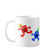 Square and Circle Cool Dudes Mugs