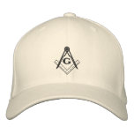 Square and Compass Hat embroidered hats