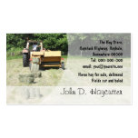 Square baler business card