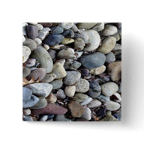 Square Button - Pretty Pattern