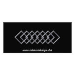 Square Chain Business Rack  Card Rack Card Template