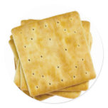 Square crackers stickers