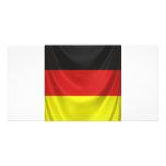 square german flag draped photo cards