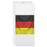 square german flag draped rack cards
