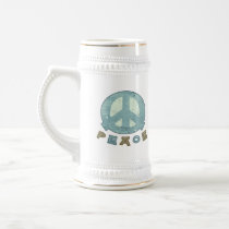 Square Meal Peace Sign Coffee Mugs