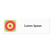 Square Photo - Colourful  Circle 01 Business Card Templates