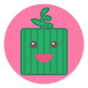 Square Watermelon stickers