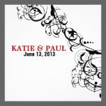 Square Wedding Invitations invitations
