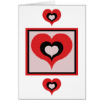 Squared heart cards