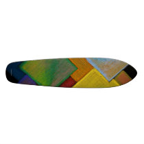 Squared Rainbow - Skate Board