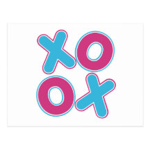 Squared XOXO Postcards